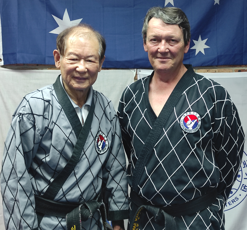 Grandmaster Sung Soo Lee and Andrew Sands